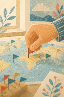 Mission Field Planning on World Map