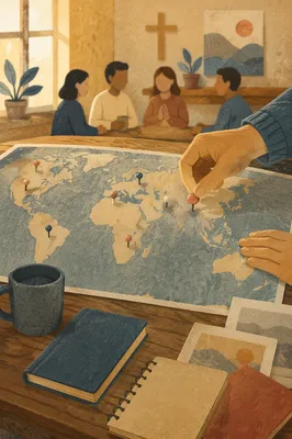 Mission Field Planning on World Map