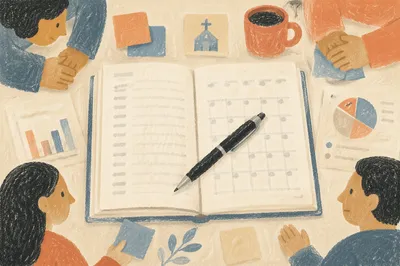 Worship Planning Meeting Calendar and Charts