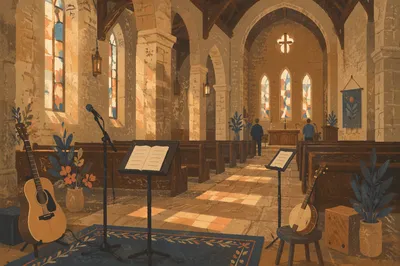 Empty Sanctuary Worship Team Rehearsal Preparation