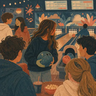 Church Youth Group Bowling Night Gathering