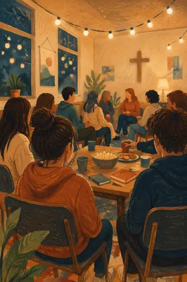 Youth Group Fellowship After Evening Service