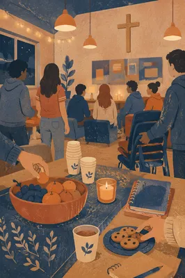 Youth Group Fellowship After Sunset