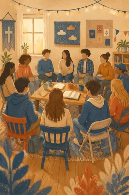 Welcoming Church Youth Group Fellowship Gathering