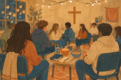 Youth Group Fellowship After Evening Service