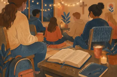Youth Group Fellowship After Sunset
