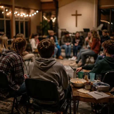 Youth Group Fellowship After Evening Service