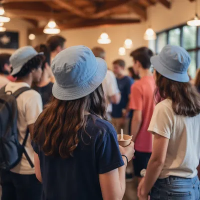 Teen Youth Group Fellowship Hall Gathering