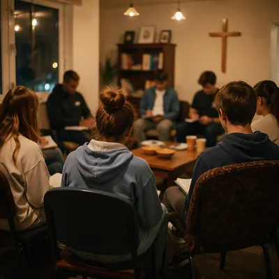 Teen Youth Group Fellowship After Sunset