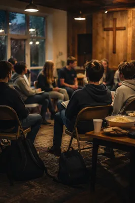 Rainy Evening Youth Group Fellowship