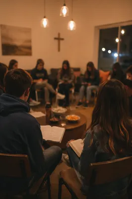 Youth Group Fellowship After Sunset