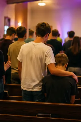 Teen Fellowship in Warm Church Hall