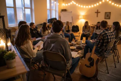 Church Youth Group Evening Fellowship Gathering