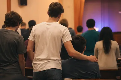 Teen Fellowship in Warm Church Hall