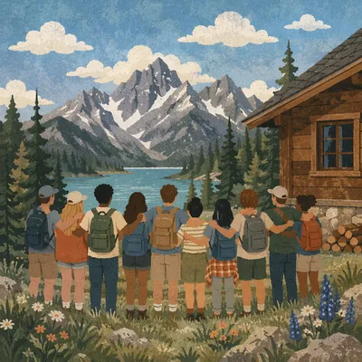 Youth Retreat Cabin by Alpine Lake