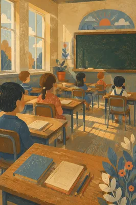 Quiet Empty Classroom Before School Starts