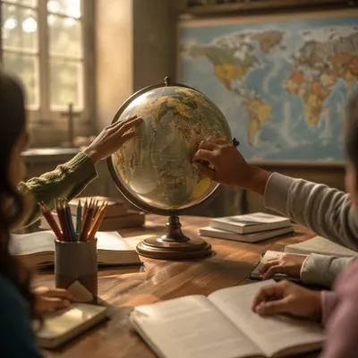 Faith Classroom Globe Geography Study
