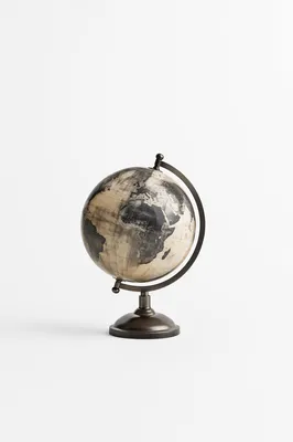 Minimal Vintage Globe for Geography Education