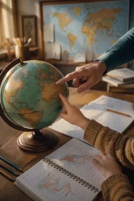 Faith-Based Geography Lesson With Vintage Globe
