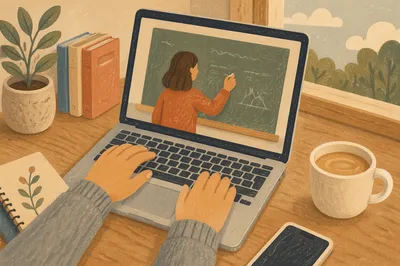 Warm Online Learning Laptop Study Desk
