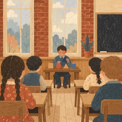 Calm Classroom Learning Presentation With Students