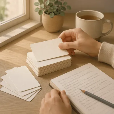 Organized Flashcards for Calm Exam Preparation