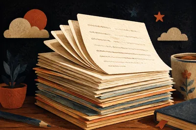 Flashcards Stack for Exam Study Night