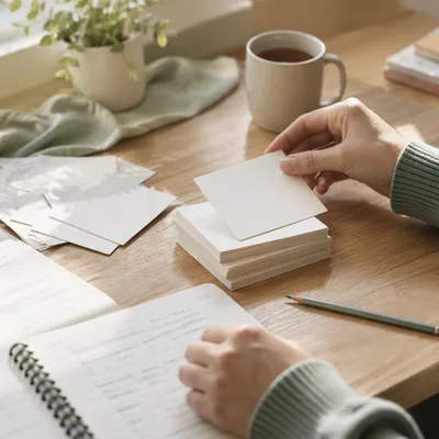 Organized Flashcards for Calm Exam Revision