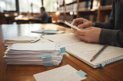 Flashcards and Notebook for Exam Study