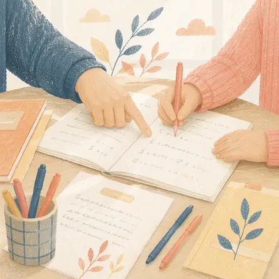 One-on-One Tutoring at Student Desk