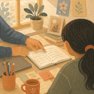 One-on-One Tutoring at Student Desk