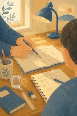 One-on-One Tutoring at Student Desk