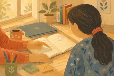 One-on-One Tutoring at Student Desk