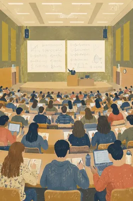 Focused Learning in University Lecture Hall