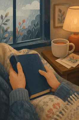 Trembling Hands Holding Bible in Quiet Comfort
