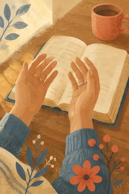 Anxious Hands Reaching for Biblical Comfort