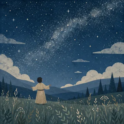 Awe Beneath the Starry Sky