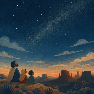Awe Beneath the Starry Creation Sky