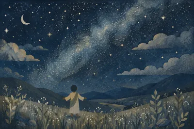 Awe Beneath the Starry Sky