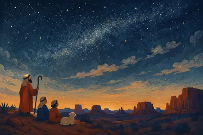 Awe Beneath the Starry Sky