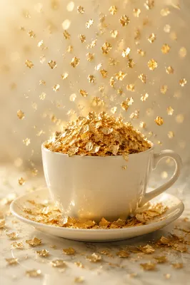 Overflowing Cup of Golden Blessing Light