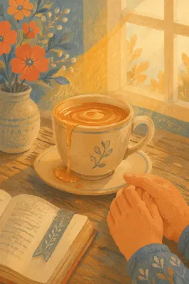 Overflowing Blessing Cup in Golden Morning Light