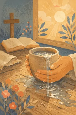 Overflowing Cup in Golden Morning Blessing