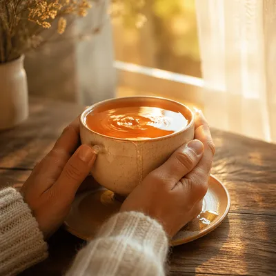 Overflowing Cup of Blessing in Golden Morning Light