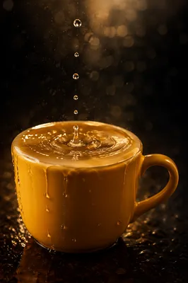 Overflowing Cup in Golden Blessing Light