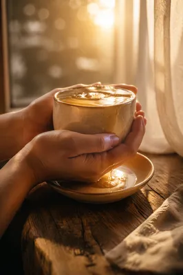 Overflowing Cup in Golden Morning Light