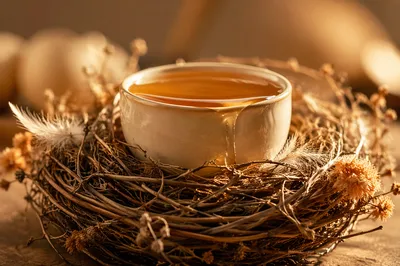 Overflowing Cup in Golden Blessing Light