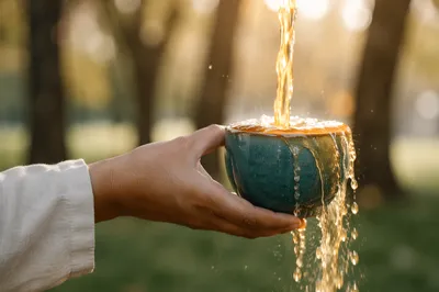 Overflowing Cup of Golden Blessing