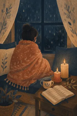 Warm Blanket Prayer by Candlelight