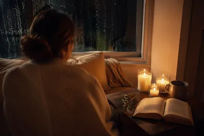 Warm Blanket Prayer by Candlelight